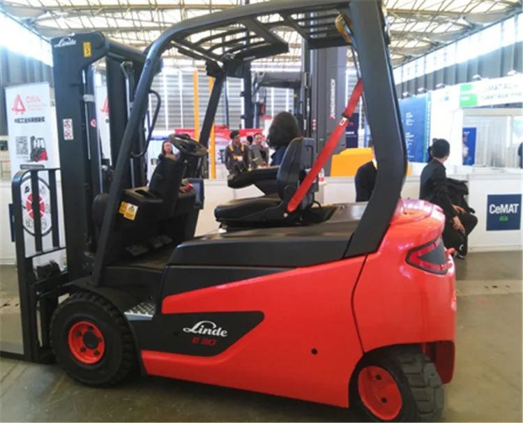 Linde new 2.5t 3t 3.5t electric forklift truck 1276 series E25 E30 E35 electric counter balanced forklift 2.5ton 3ton 3.5ton