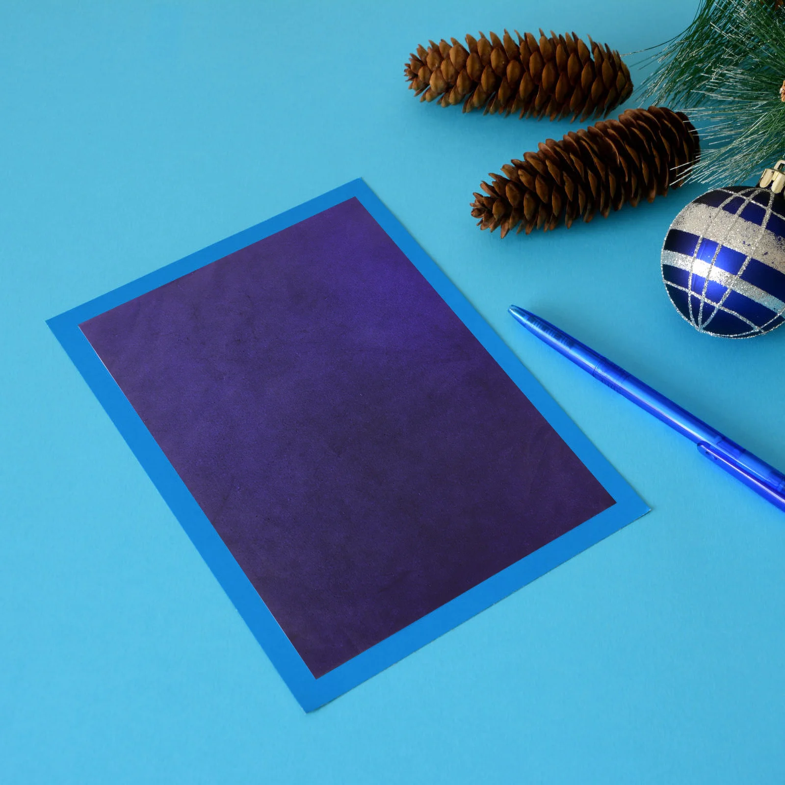 Graphite Carbon Paper A4 Transfer Writing Blue Copy Single Sided Tracing Office