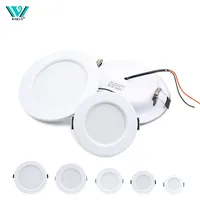 LED Downlight 5W 9W 12W 15W 18W White Body Round Led Ceiling Light DC 12V 24V AC 110V 220V Bedroom Kitchen Indoor LED Lighting