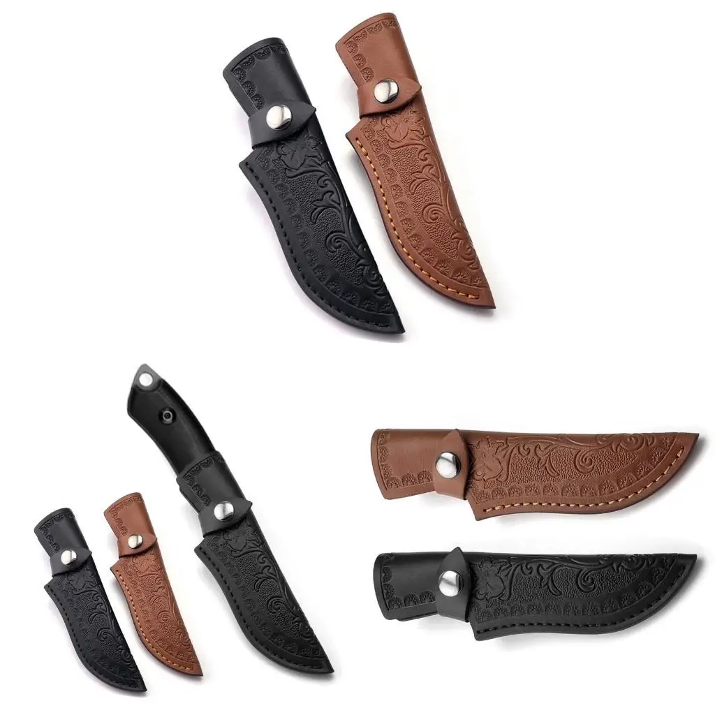 

R6FE Кожаные чехлы для ножей Кобура для ножей ручной работы Петля для ремня Чехол-держатель Сумка Карманы Чехлы для ножей для