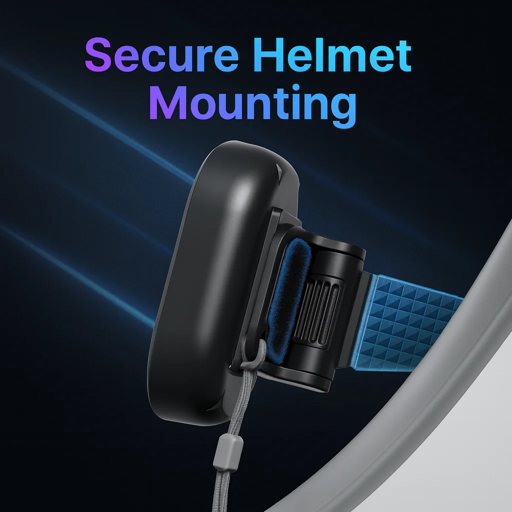 For Insta360 GO 3S / GO 3 Helmet Mount | 360° Rotation | Secure Fit for Motorcycle Helmet | Action Camera Accessories