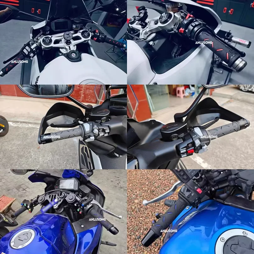 22MM Universal Motorcycle Handlebar Grips FOR YAMAHA MT-07 MT-09 MT-10 MT-03 MT-25 MT 07 09 03 25 Tracer700 XSR700 YZF R7 R25