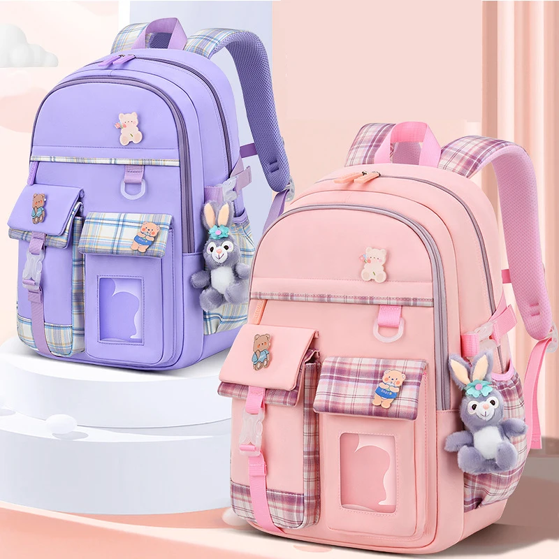 

New Cute Girls School Bags Children Primary School Backpack Satchel Kids Book Bag Princess Waterproof Schoolbag Mochila Infantil