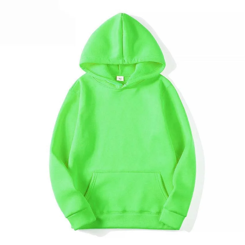 2024 New Solid Color Outdoor Sports Hoodie Men's Leisure Sports Sweater Culture Shirt Multi color Sports Couple Sweater - view 2