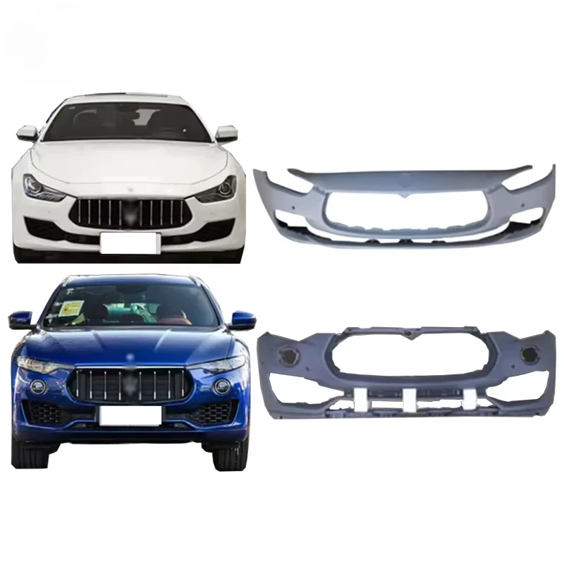 Front and rear bumpers Geberit President Levante new and old modified sports surround collision avoidance for Maserati