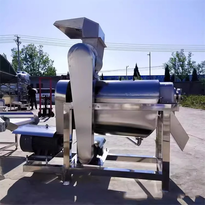 Máquina Multifuncional para Deshuesar, Triturar y Extraer Jugo de Durazno, 1.5 kW, Exprimidor Comercial Grande para Pera Asiática SG-0.5T, Exprimidor de Espinaca (Personalizable)