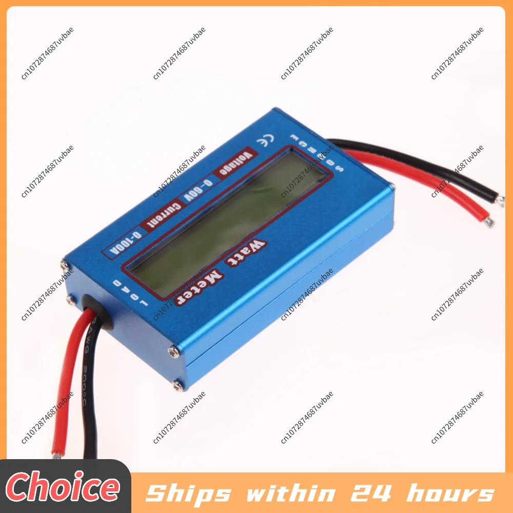 Simple DC Power Analyser Watt  Volt Amp Meter 12V 24V Solar Wind Analyzer Voltmeter Ammeter Digital Volt Meter Gauge