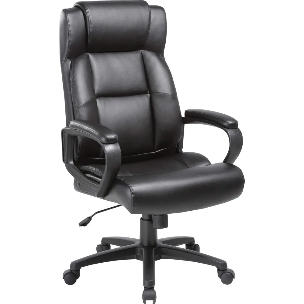 

Soho High-Back Black Leather Executive Chair