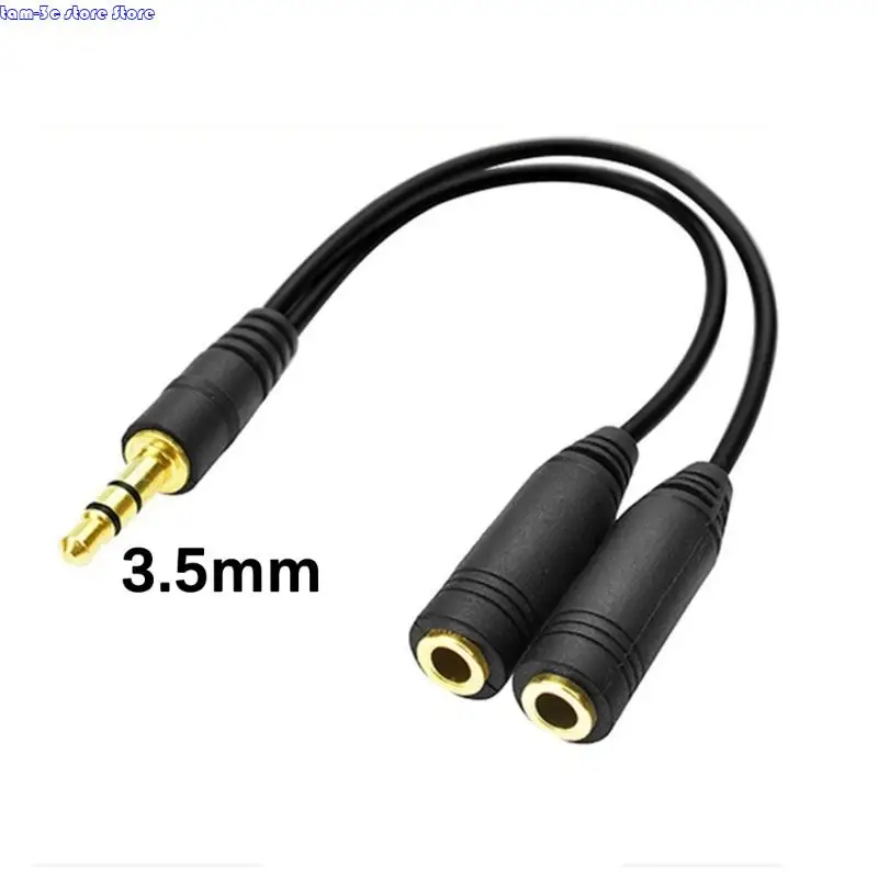 D0UA 3,5 mm Splater sonore Coppers en acier vêtu pour le streaming sonore simultané