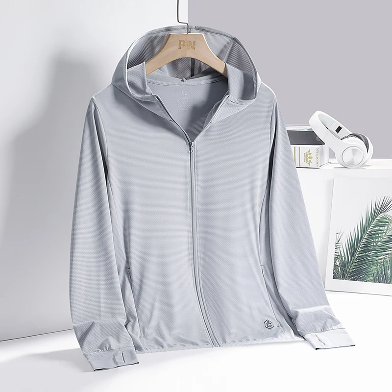 

New High-quality Ice Silk Outdoor Sports UV Resistant Jacket For Spring Autumn Lightweight Breathable Comfortable Neutral Top