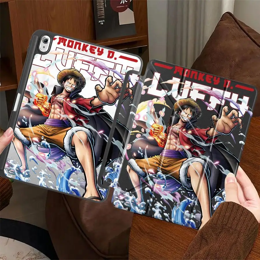 One Piece Luffy Tablet Case For Samsung For Galaxy Tab S9 FE S10 S7 FE S8 S7+ S8+ 12.4 inch A11 Plus S6 Lite 10.4 inch S9+ S10+