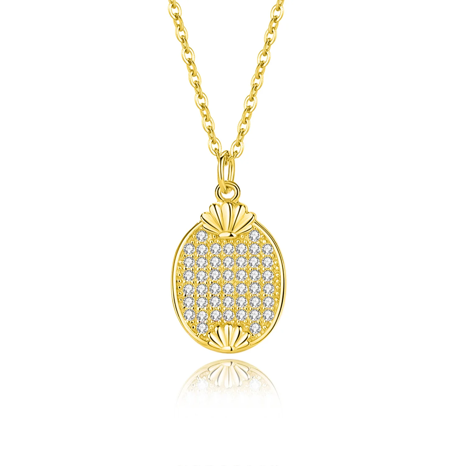 

S925 Silver Micro Set Full Diamond Pineapple Necklace for Women Advanced Clavicle Chain Accessories Hot Sale for Weddings