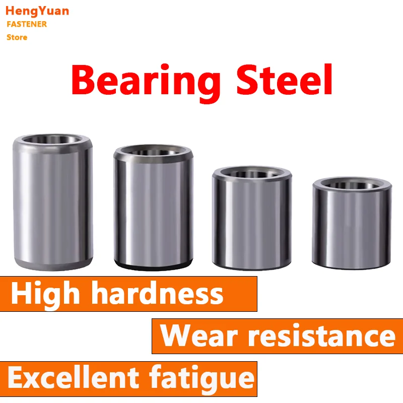 1pcs 65 70 75 80 85mm Bearing Steel Sleeve Round Hollow Shaft Bushing Wear Resistant Guide Spacer Length 25-140mm