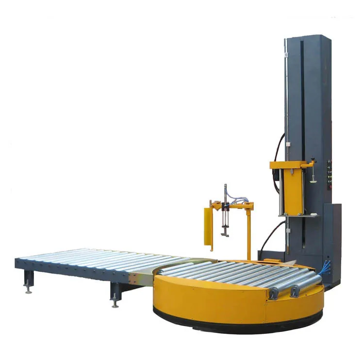 Automatic Stretch Film Online Pallet Wrapping Machine
