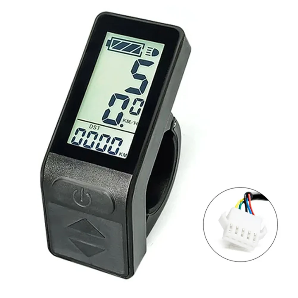 For Ebike Riding Ebike LCD Display 24V 36V 48V Display Brand New Grip Size 22.2mm High Quality Materials Mini Display