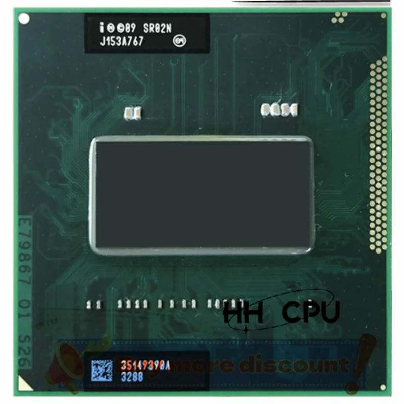 Core I7-2670QM I7 2670QM SR02N 2.2 جيجا هرتز مستعمل رباعي النواة ثمانية موضوع وحدة المعالجة المركزية 6M 45W المقبس G2 / rPGA988B