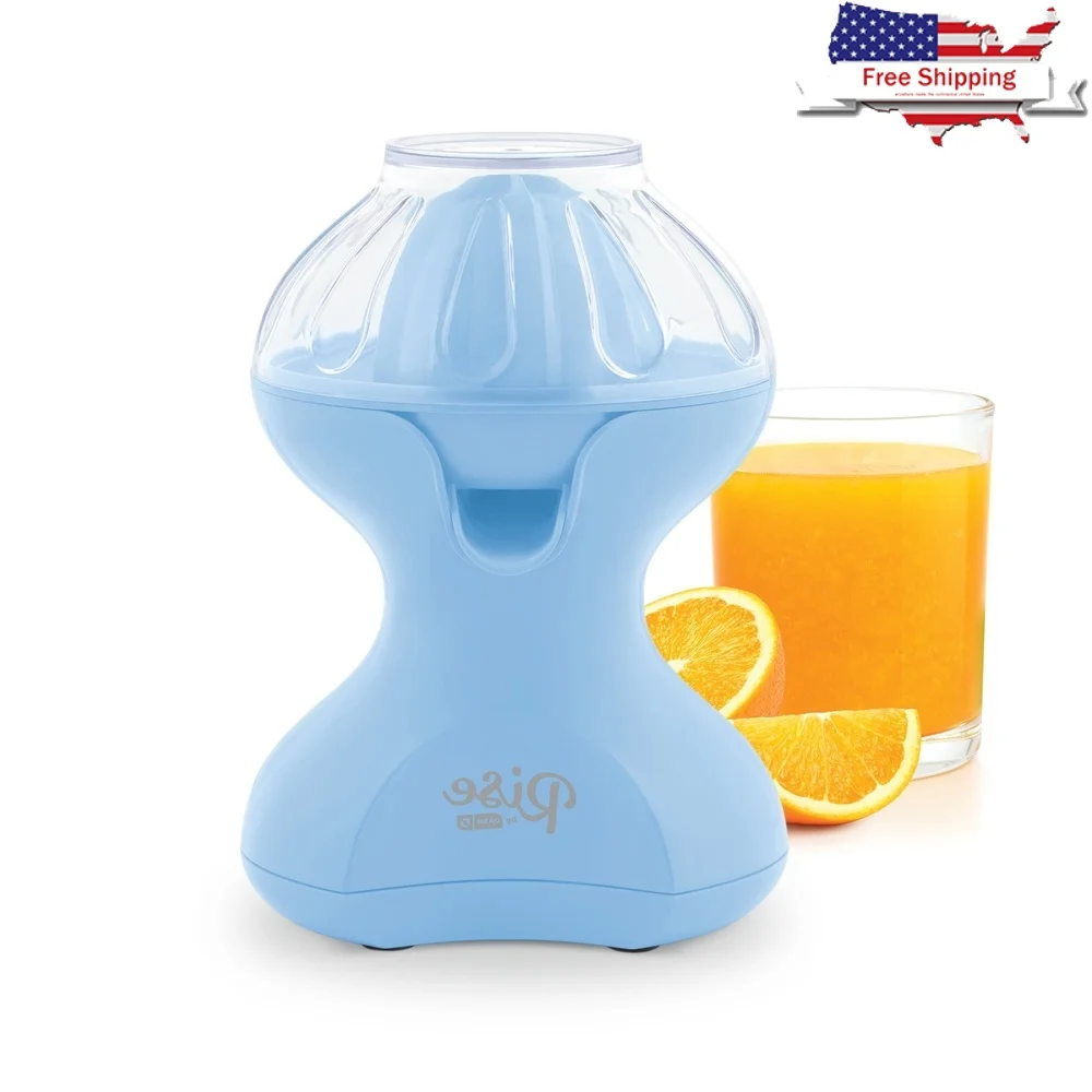 

Electric Citrus Juicer Easy Pour Spout Automatic Reversing Cone Pulp Tray Healthy Homemade Juice Kitchen Appliance 10oz Bowl