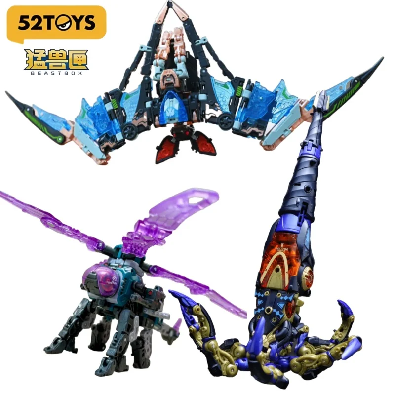 

52TOYS BEASTBOX BB-62 ONITOPTE Deformation Robot, Converting in Mecha and Cube, Action Figure, Collectible Gift