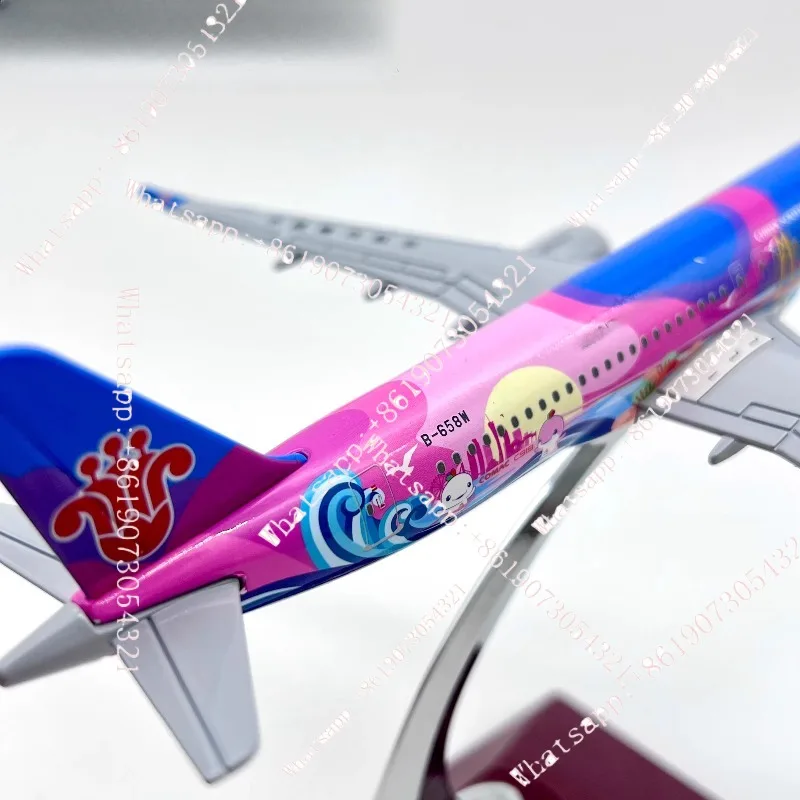 

Applicable to C919 Damei Bay No. 16cm painted alloy solid aircraft model gift ornament
