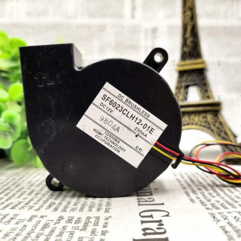 

H 1 шт. TOSHIBA SF6023CLH12-01E 12 В 230 мА камера/вентилятор проектора