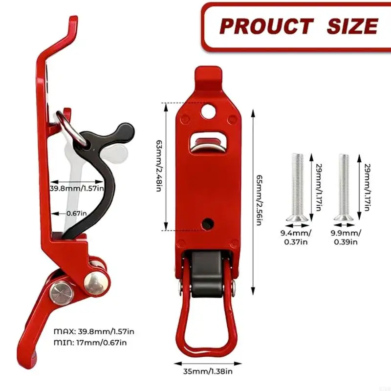 M76E Heavy Duty Edelstahl Halter Klemmen Befestigungen Befestigungen Für Auto Dach Rack Und Outdoor Ausrüstung Sicheren – Detail 6