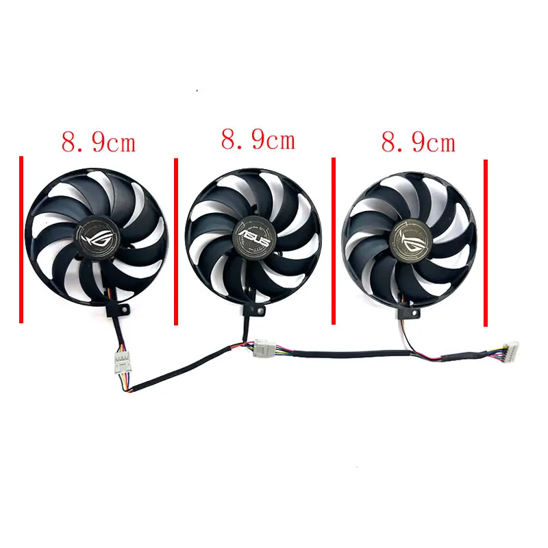 89MM New For ASUS GeForce RTX2060S 2070 2070S 2080 2080S 2080ti GTX1660ti ROG STRIX Graphics Card Replacement Fan T129215SU