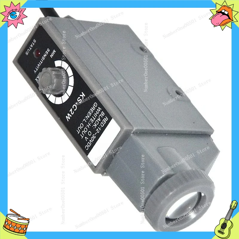 

​ ​ Датчик цветовой маркировки KS-C2W G R Фотоэлектрический переключатель для высокоточного регистрации ​ ​ КС-К2Г КС-К2Б КС-К2Р КС-К2