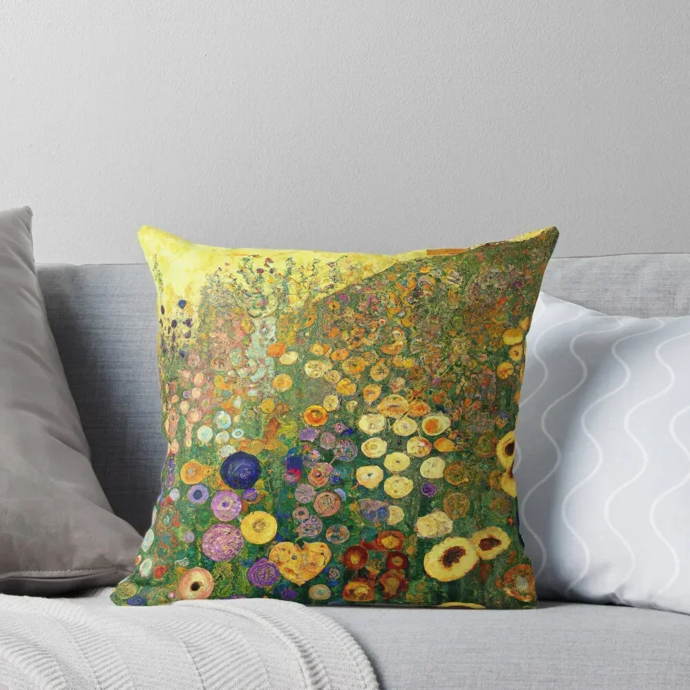 

Klimt Flower Garden Throw Pillow Cushion Child Decorative Cushions pillowcases for sofa cushions pillow