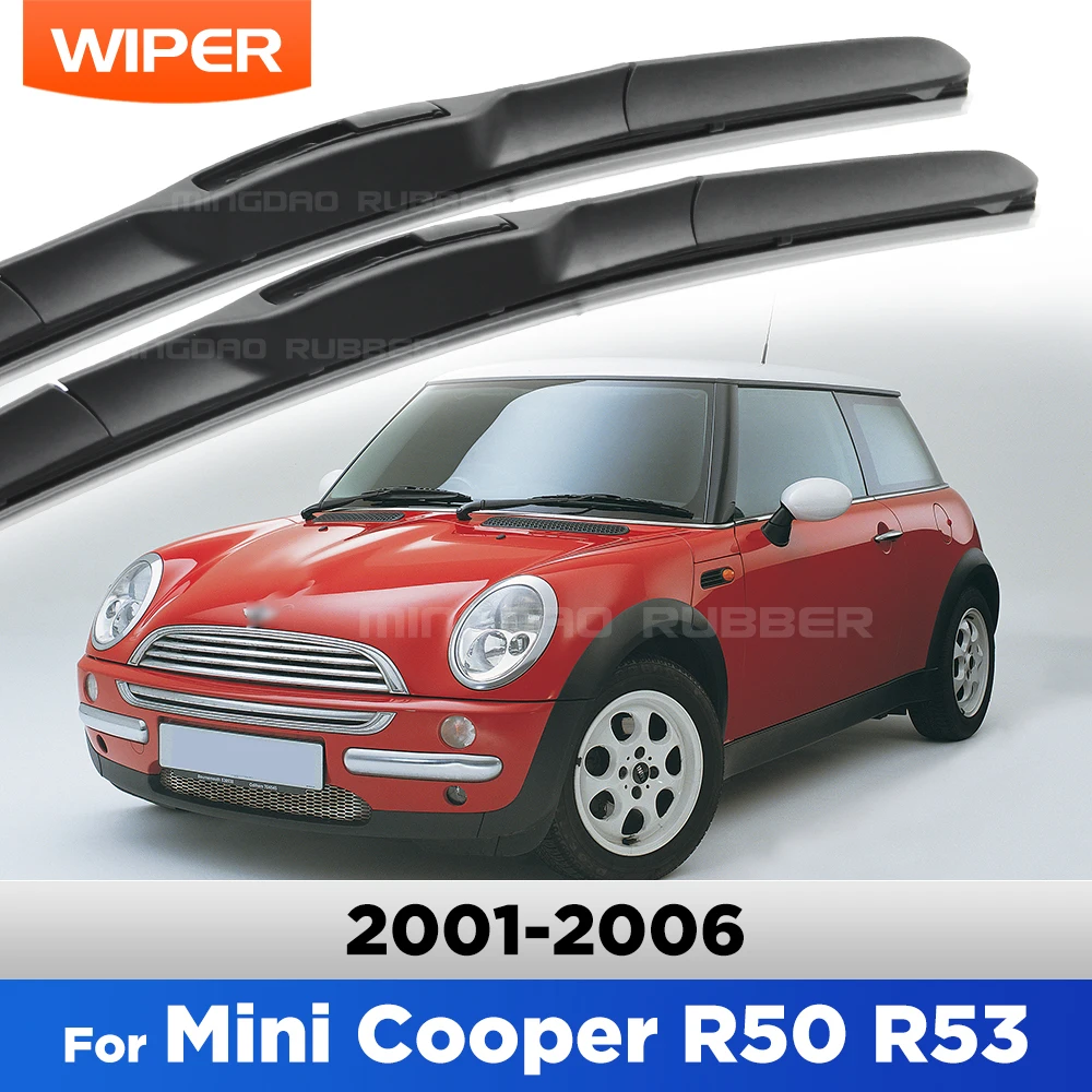 

CREATROAD Front Wiper Blades For Mini Cooper R50 R53 2001-2006 2002 2003 2004 2005 Windshield Windscreen Window Brush 19"+18"