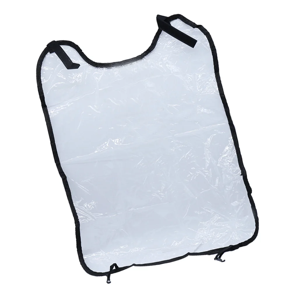 

Car Seat Back Protector Pads Transparent Anti Kicking Cover Waterproof Black Child Kick Proof Mat Protectors Easy Clean