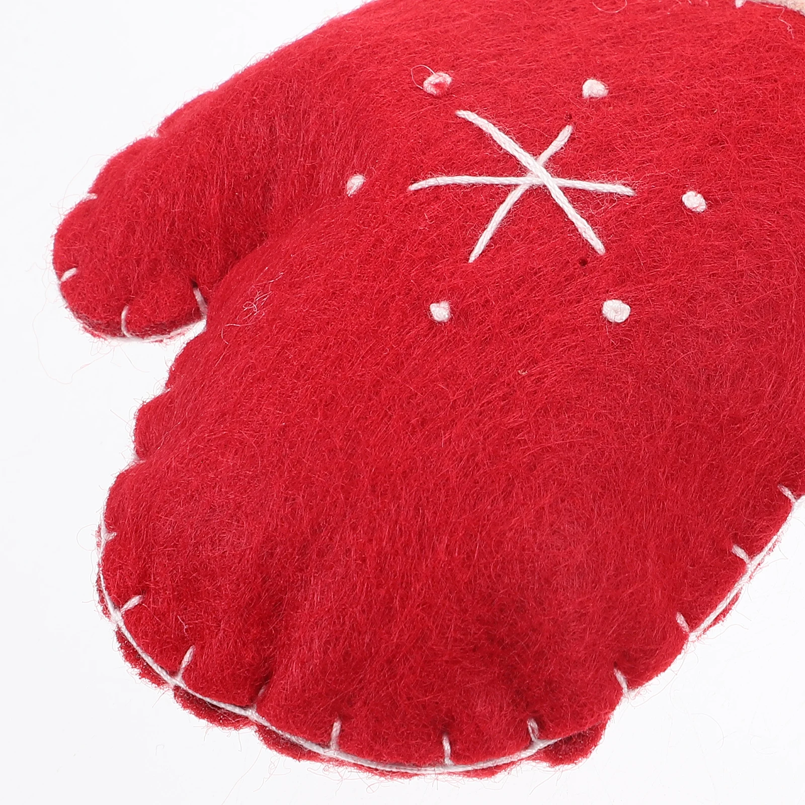 

8 Pcs Christmas Wool Felt Mushroom Pendant Xmas Tree Themed Pendants Man Garland Decorations