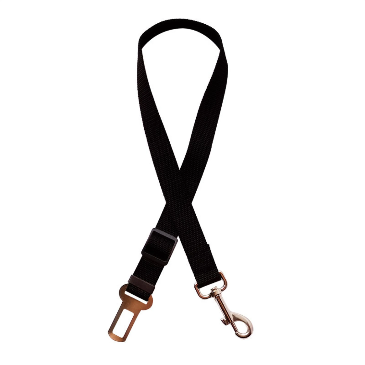 Collar ajustable seguro para perro y mascota, arnés de plomo para vehículo, cómodo, garantía de seguridad. Clip de confort, carretera máxima y