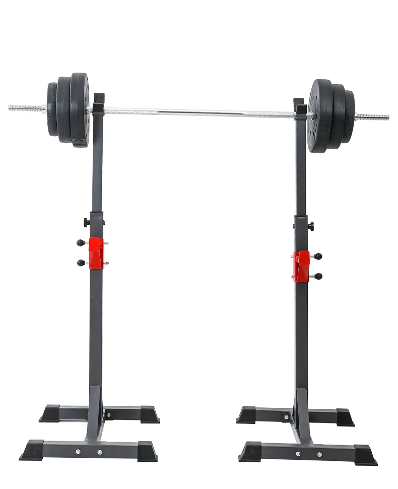 Gym Exercise Adjustable Stand Split Squat Rack Strength Fitness Equipment Training Frame Barbell Squat Rack