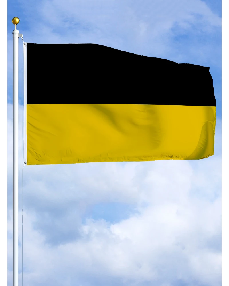 Bandera con emblema de Baden Württemberg BW BaWü de 3x5 pies, bandera impresa de poliéster, tapiz de los estados de Alemania para decoración