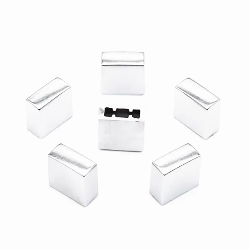 10 Stück 12*5,5*11mm Kunststoff-Tastenkappen für Ein/Aus-Schalter, Licht-Touch-Schalterkappen mit Quadratischem Loch 3,2*3,2mm, Rechteckige Schalterknopfkappen – Detail 3