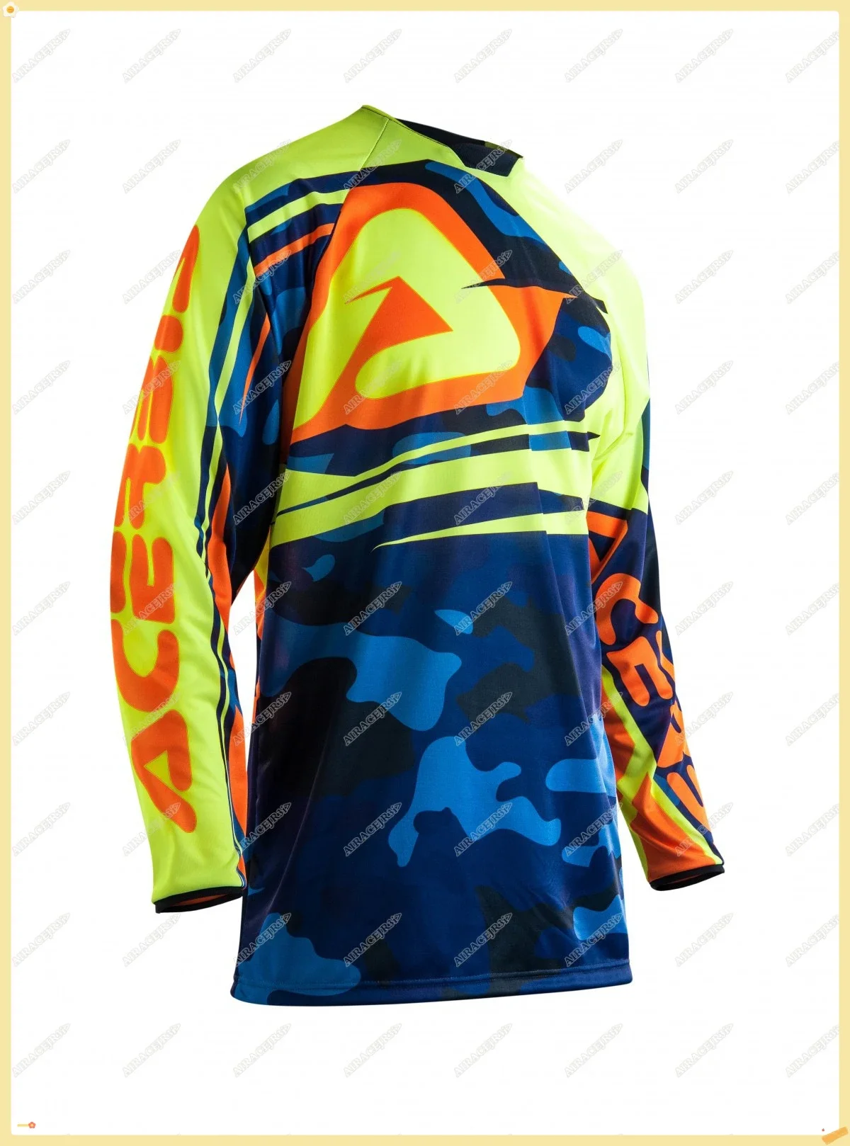 Motocross Racing Enduro Rally Mountain Bike Motorcycle Bicycle Acerbis Long sleeves T-shirt Downhill Mx GP MTB Cycling Jerseys