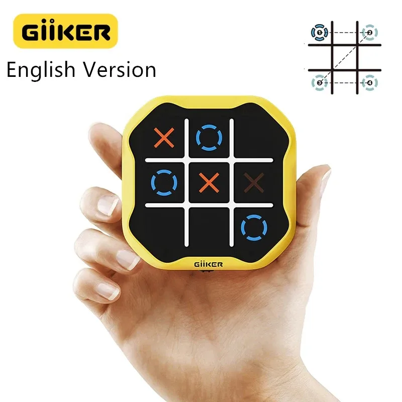 Giiker Super TIC-TAC-TOE BOLT Chess Puzzle Toys Compact And Portable Family Board Game Chess Toys For Kids Gifts