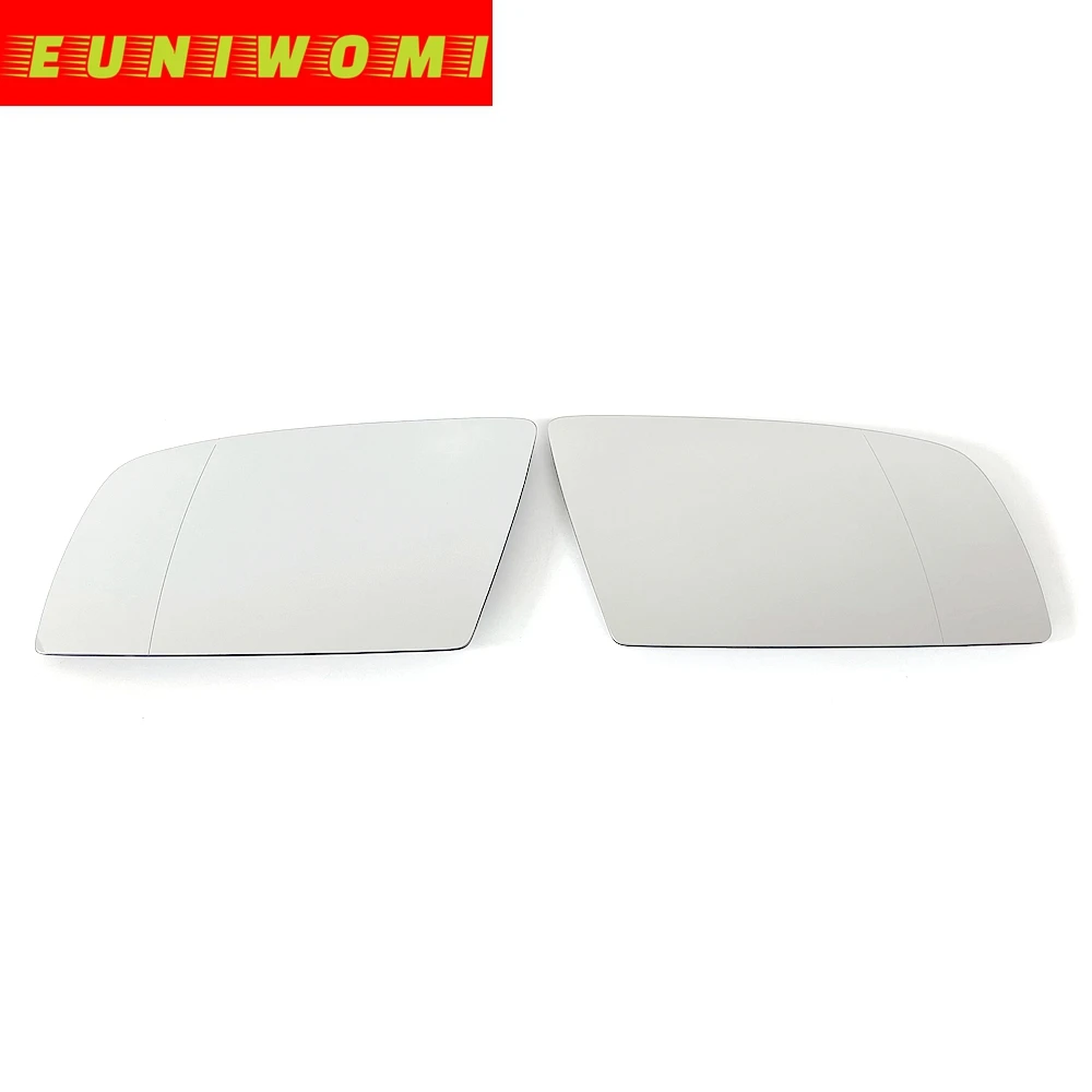 WIDE ANGLE HEATED 4 PINS MIRROR GLASS FOR BMW 5 E60 E61 ( 2003 2004 2005 2006 2007 2008 2009 ) 6 E63 E64 (2004-2010)