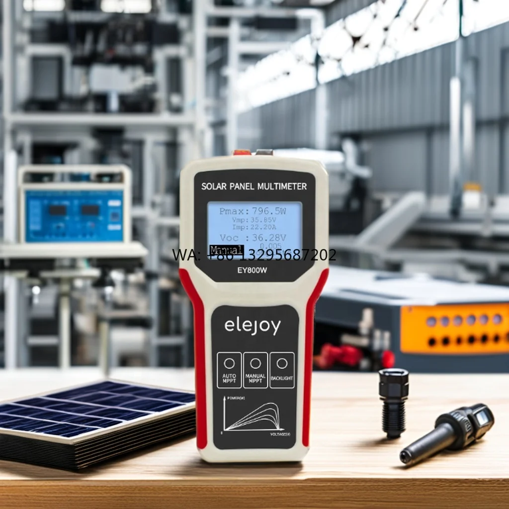 

ELEJOY EY800W LCD MPPT Solar Panel Tester Smart Digital Power PV Volta Tester Multimeter for Solar Panels