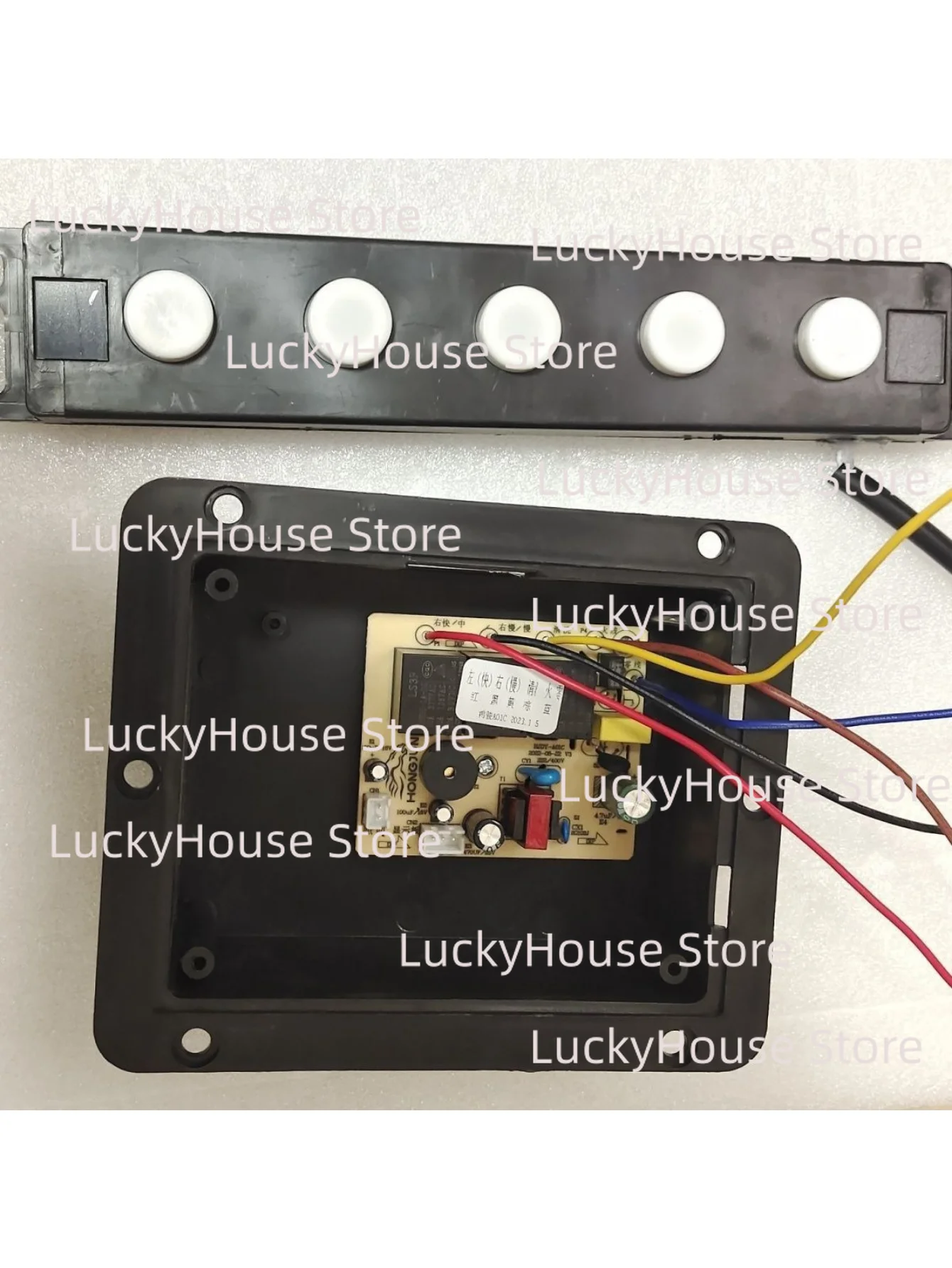 Household Range Hood Mainboard, 5‑Key Touch Sensor Circuit Board, Button Motor Control Board for Cooker Hood