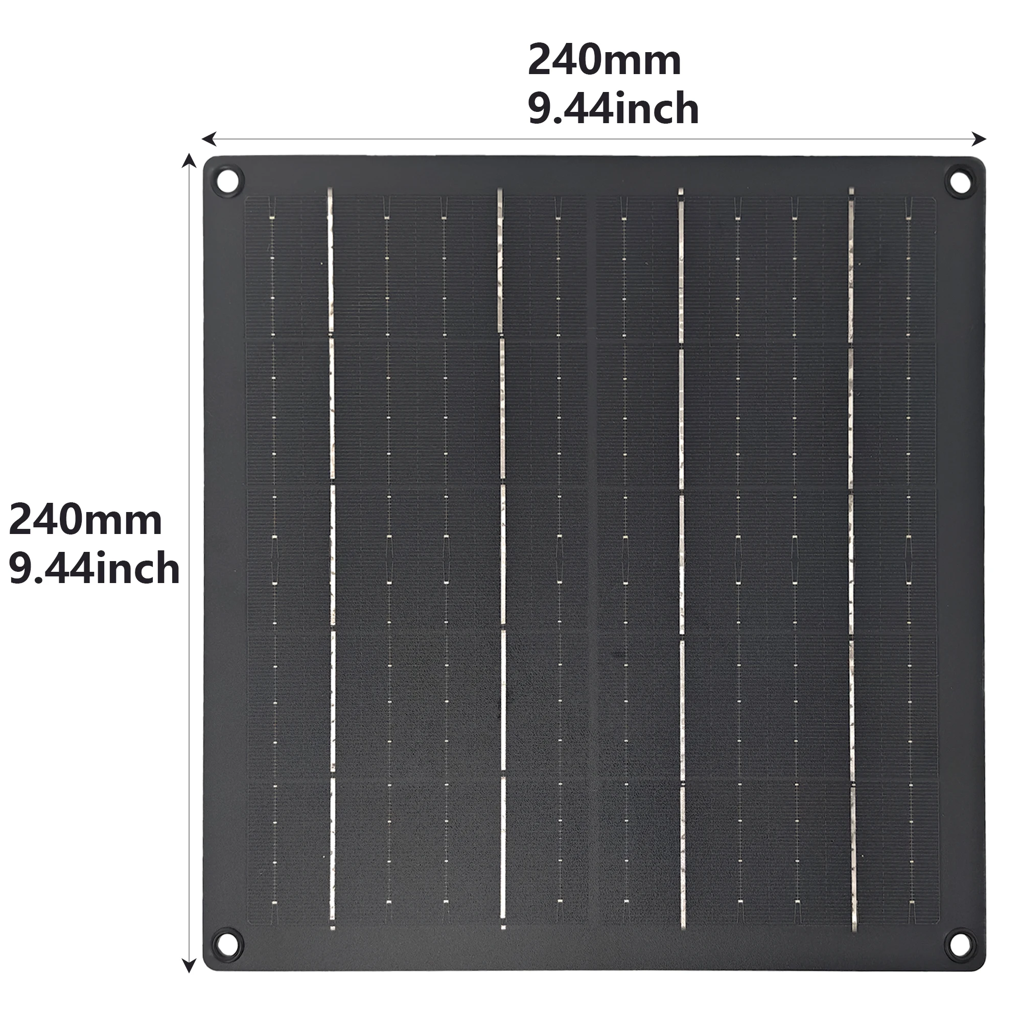 POWWALK Solar Panel 55W USB  Waterproof Outdoor Hiking Camping Portable Battery Mobile Phone Charging Bank Charging Panel 5V