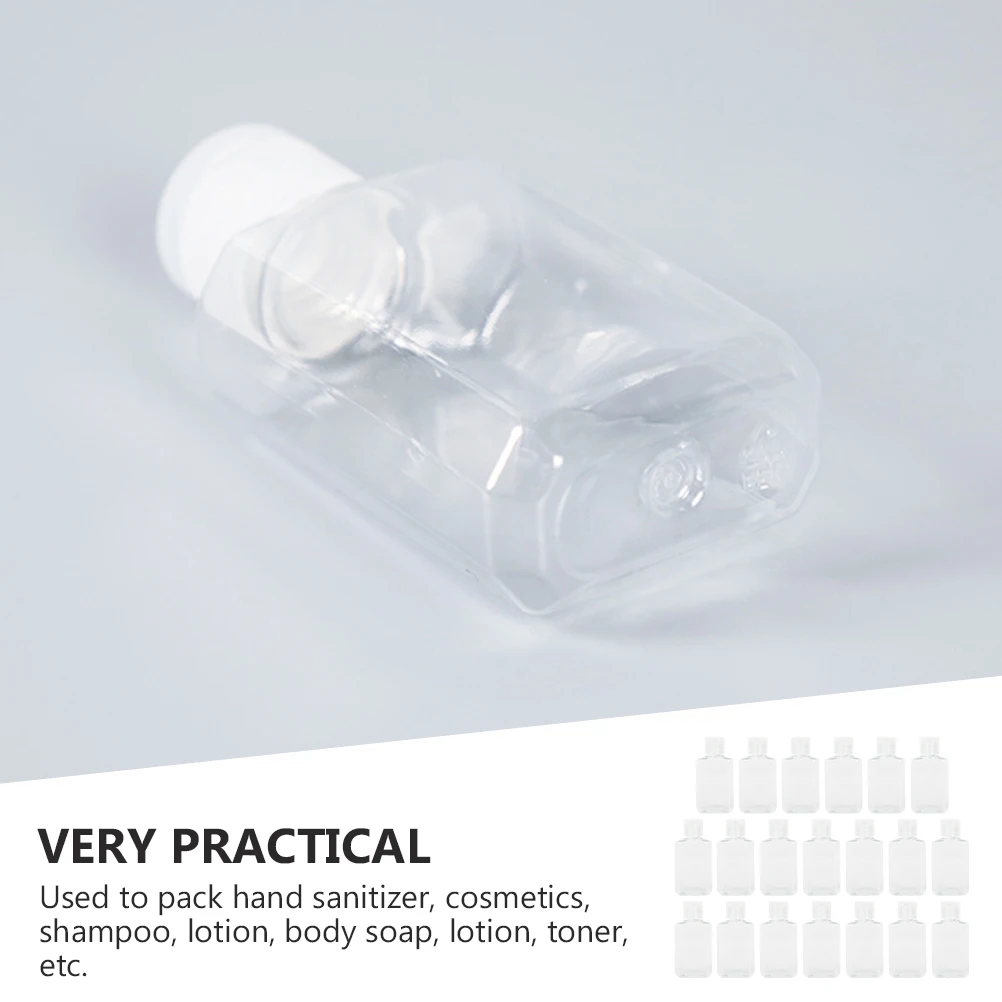 

20pcs Empty Bottles Refillable Travel Portable Sub-package Containers for Lotion Shampoo Durable Mini