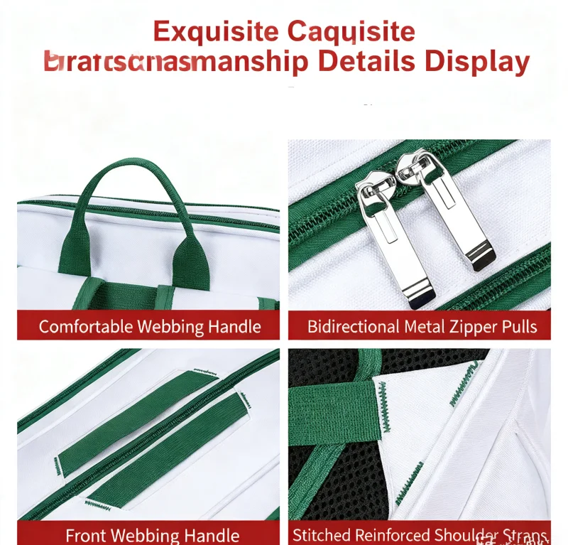 Tennis Backpack Holds 2 Rackets Multifunction Tennis Bag for Women Men  Large Capacity With Shoe Compartment Sports Racket Bag