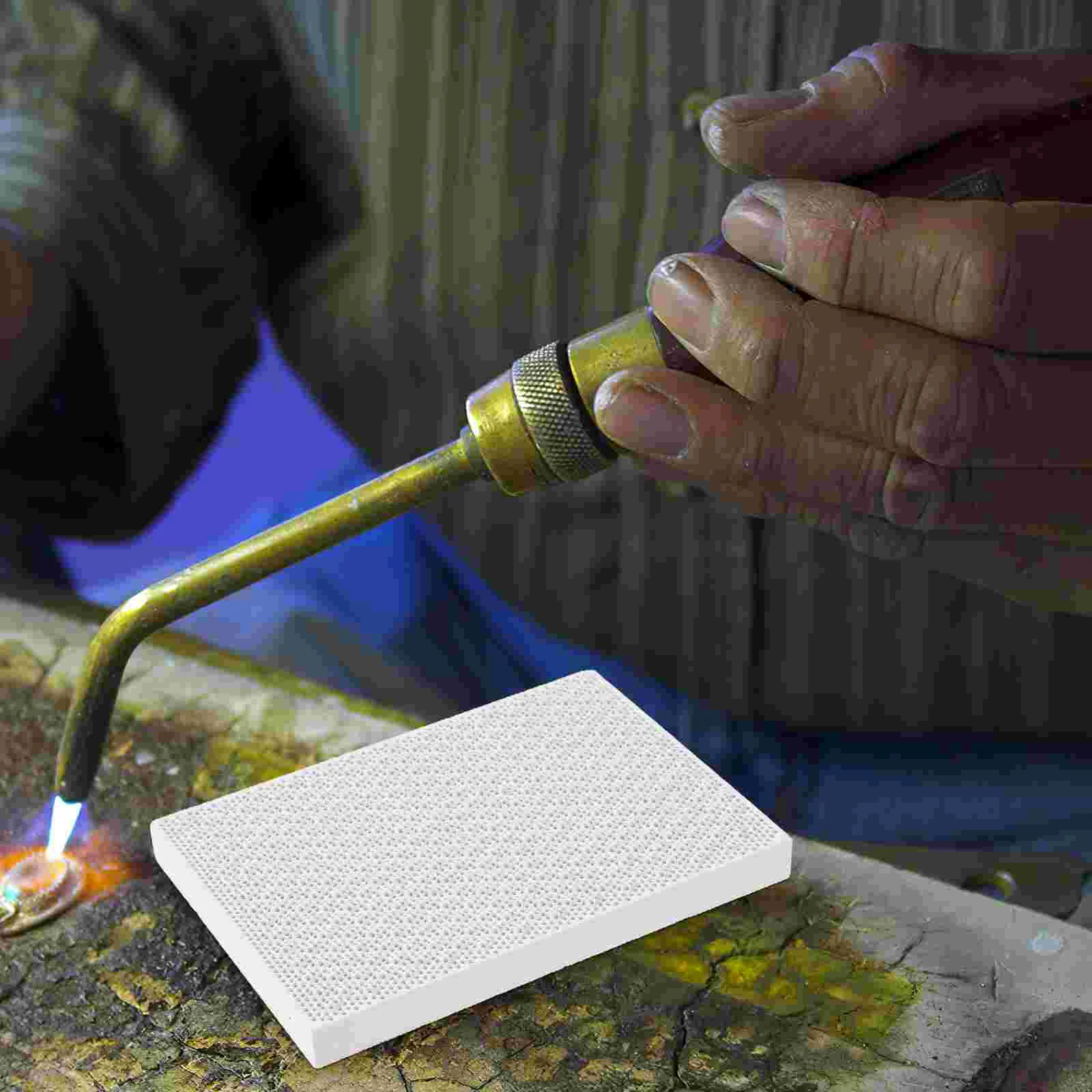 Insulation Welding Tile Backing Plate Soldering Parts Boards Square for Melting Panel Jewelry Honeycomb Casting