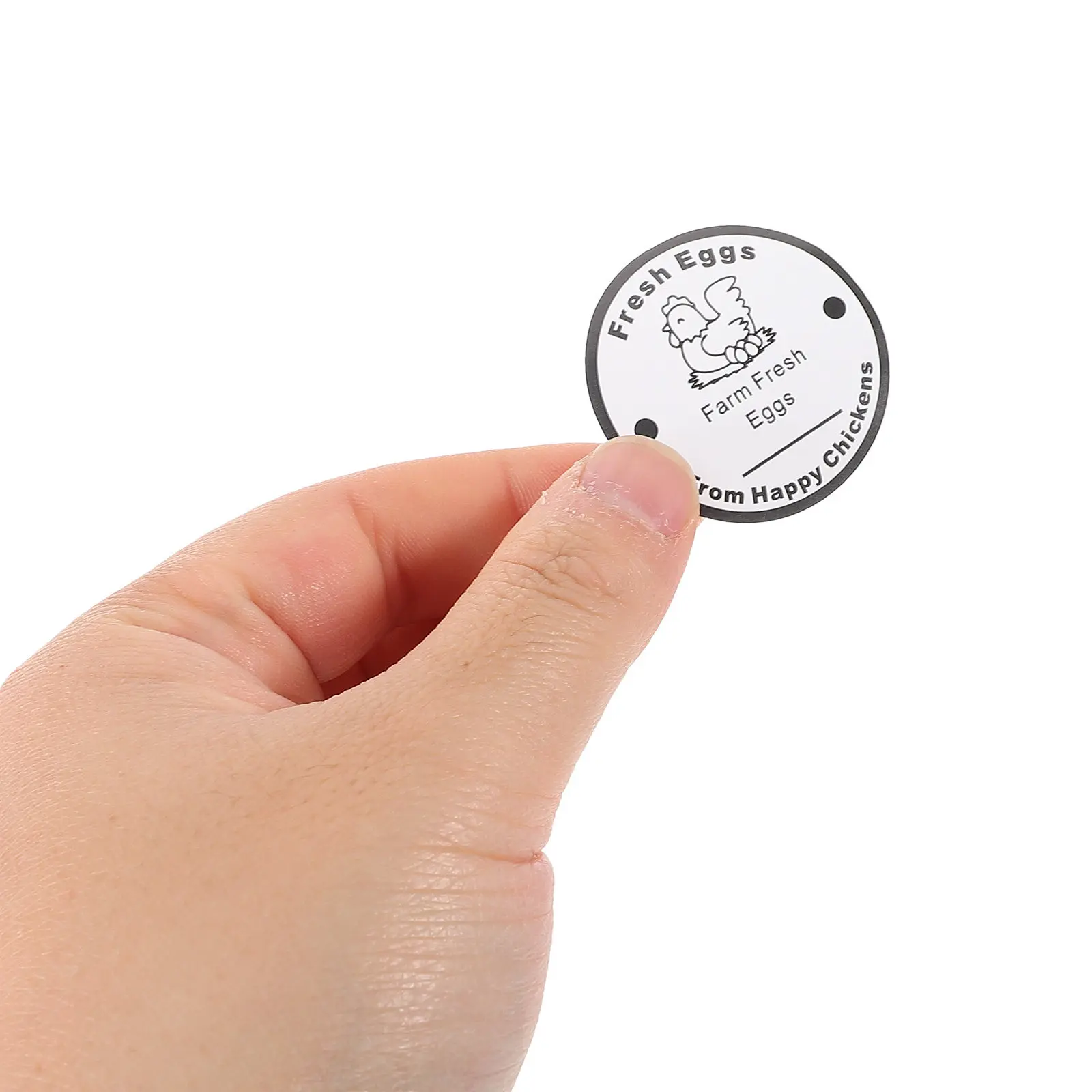 

Round Fresh Eggs Carton Labels 3.81 Cm Farm Stickers Roll for Farmer Market Egg Packaging Safety Cleaner Versatile Elegant