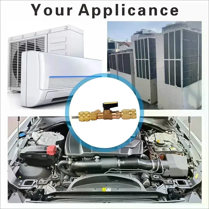 【NEW】1 Set For R22 R410a R134A R12 R32 Refrigerant Valve Core Remover Installer Kit With 1/4
