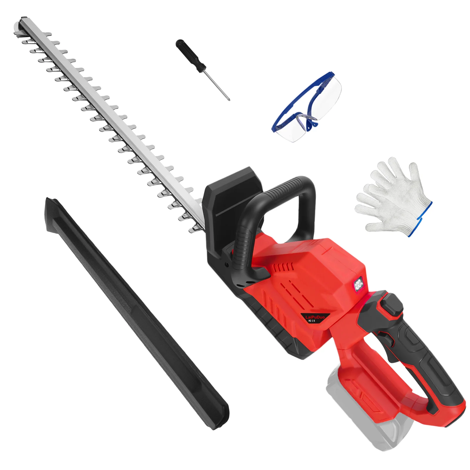 

Бесщеточный электрический кусторез 3000 об/мин, ручная газонокосилка, беспроводной инструмент для обрезки садовых кустов, для аккумулятора Milwaukee 18В (штекер)