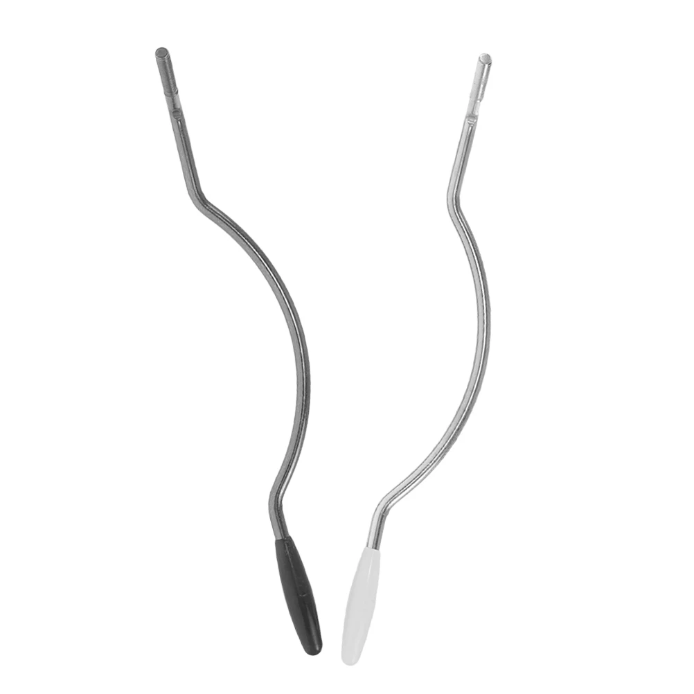 

2 Pcs Electric Guitar Tremolo Arm Parts and Accessories Replacement Musical Instrument Hardware Rubber Whammy Metal