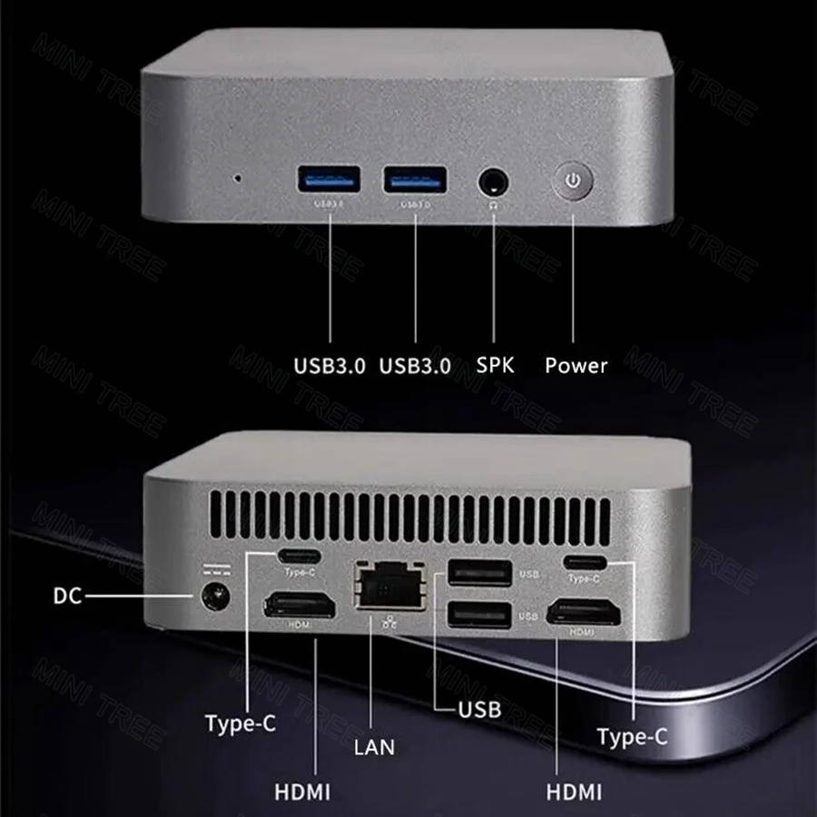 คอมพิวเตอร์เดสก์ท็อปแบร์โบน i7 11TH คอมพิวเตอร์ขนาดเล็กออฟฟิศ1185G7 Windows 11 DDR4 NVMe NUC 4K HTPC Dual Band WiFi6 AX