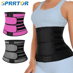 Waist Trainer Corset for Men Workout Sauna Sweat Belly Trimmer Belt Sports Compression Body Shaper Girdle Fitness Weight Loss
